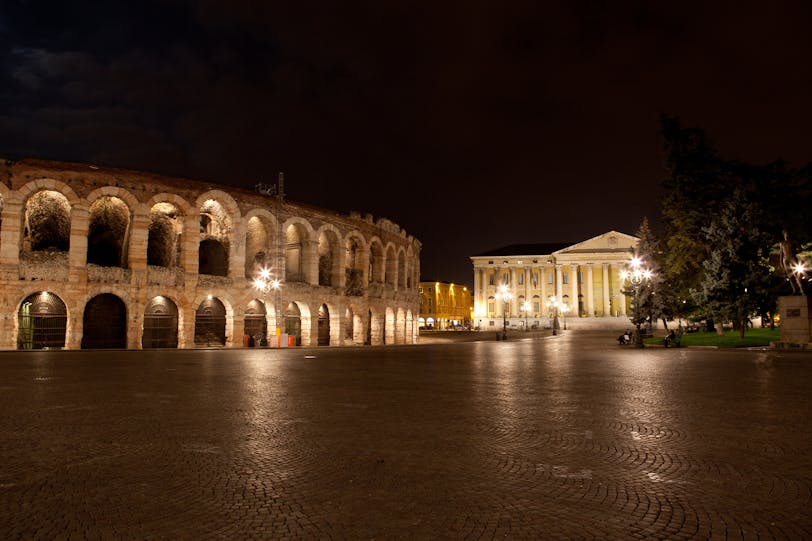 Roman Arena and Palazzo Barbieri