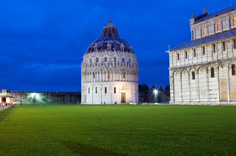 View from Southeast at Dusk