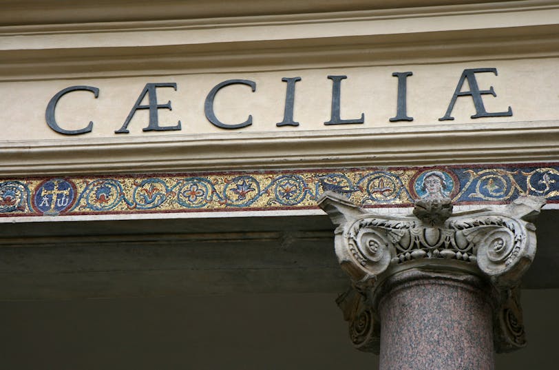 Portico Detail: Caeciliae